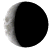 Waning Crescent, 24 days, 6 hours, 52 minutes in cycle